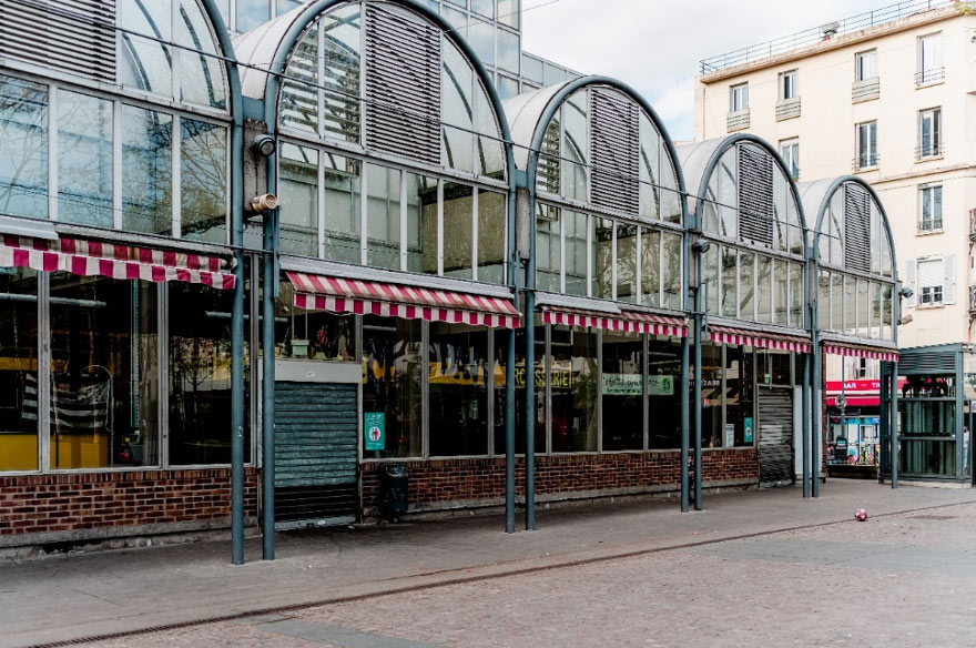 Nouvelle halle du marché de Malakoff